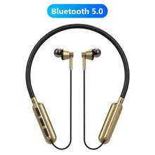 

Magnetic Wireless Bluetooth 5.0 TF Card Stereo Earphone Neckband Sports Headset