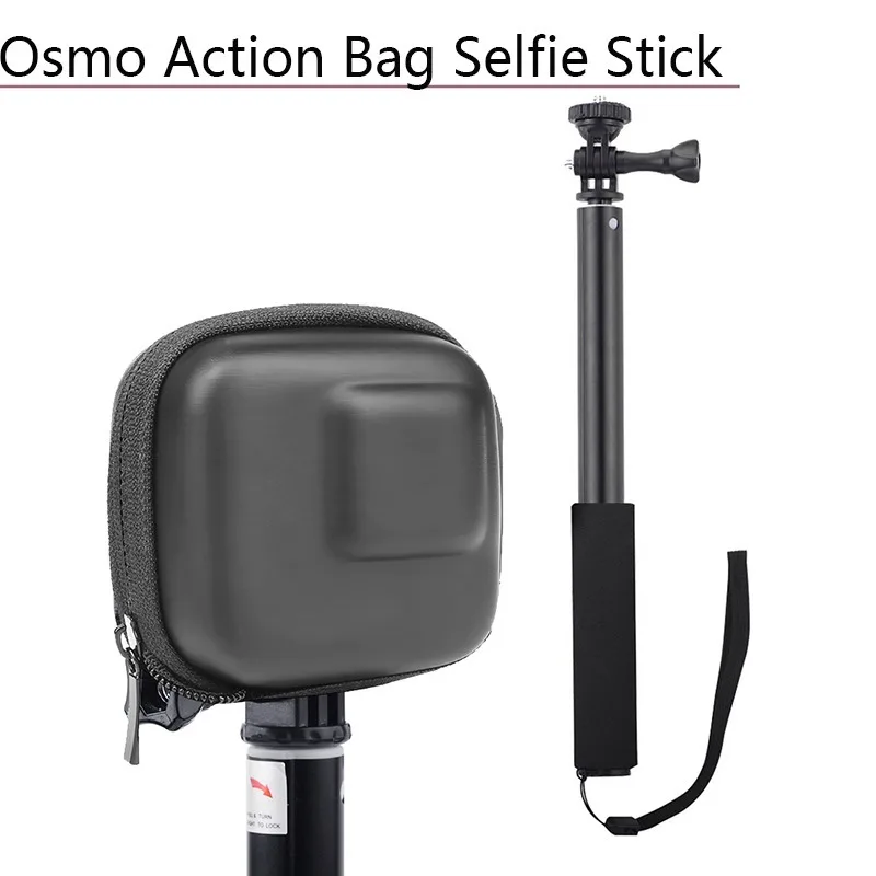 Защитный чехол для хранения PU сумка удлинитель селфи палка для DJI Osmo аксессуары для GOPRO 7 6 5 Спортивная камера