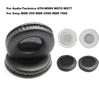 

Replacement Ear Pads Cushions For Audio-Technica ATH-WS99 WS70 For Sony MDR-V55