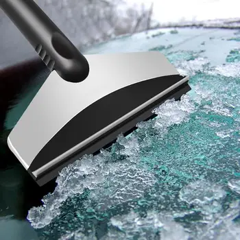 

Auto Car Snow Shovel Ice Scraper Multi-functional Stainless Steel Anti Slip Ice Scraper Glass Windshield Snow Removal Tool