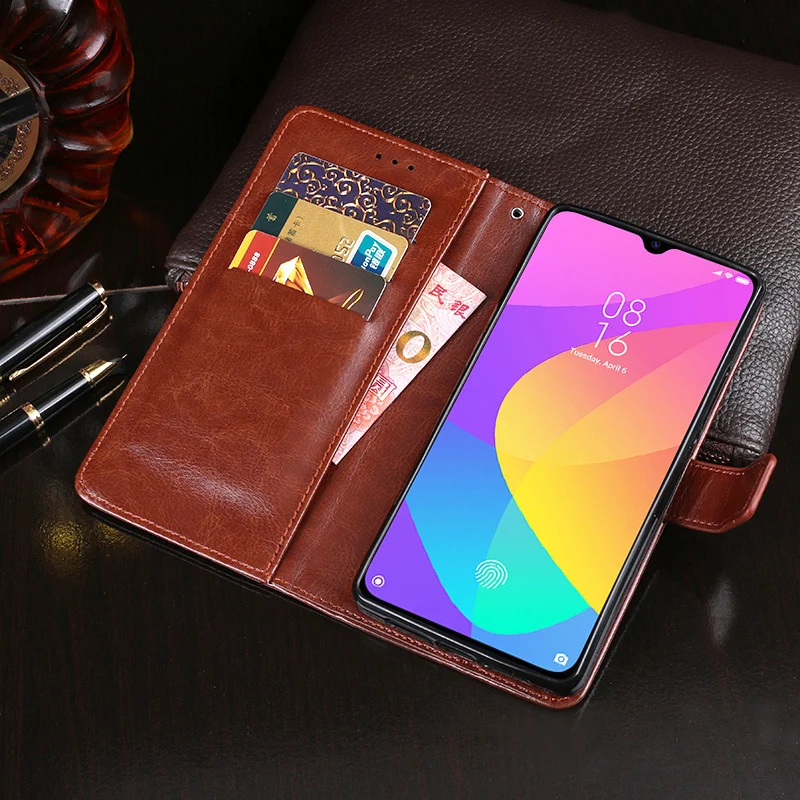 Для Xiaomi Mi 9 Lite чехол Флип Бумажник Бизнес кожаный чехол для телефона Fundas для Xiaomi Mi 9 Lite чехол Капа аксессуары