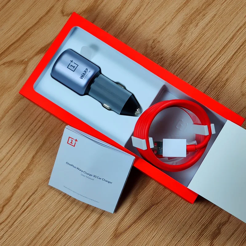 Оригинальное автомобильное зарядное устройство Oneplus Warp Charge 30 5V = 6A Max для Oneplus 7 Pro Normal QC для Oneplus 3/3T/5/5 T/6/6 T/7