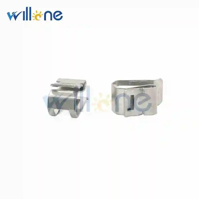 Willone 500 шт PV солнечные кабельные зажимы из нержавеющей стали SUS304