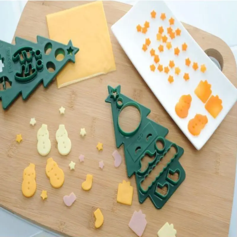 Рождественская елка суши рисовые шары хлебопечка Мультфильм выпечки DIY инструмент печенья 634E