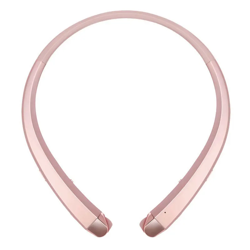 gold Беспроводная гарнитура HBS910 bluetooth гарнитура воротник портативный спортивный Стерео мода шеи подвесной концертный опыт - Цвет: gold