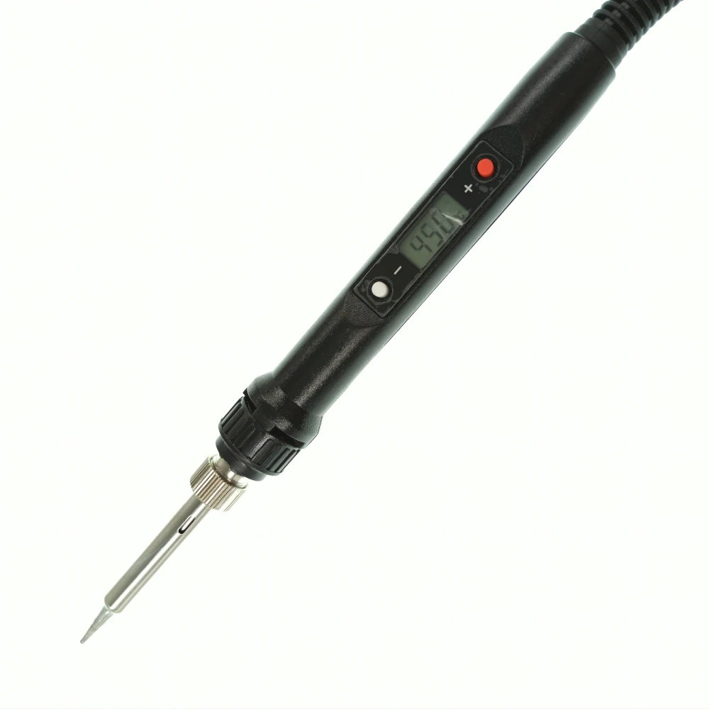 전문 80W 220V/110V EU/US 플러그 납땜 인두 전기 미니 조절 온도 LCD 디스플레이 용접 납땜 인두
