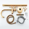 Floor Standing Bathtub Faucet Single Handle Mixer Tap 360° Rotation Spout Shower Faucets With ABS Handshower Bathroom Shower Tap 6