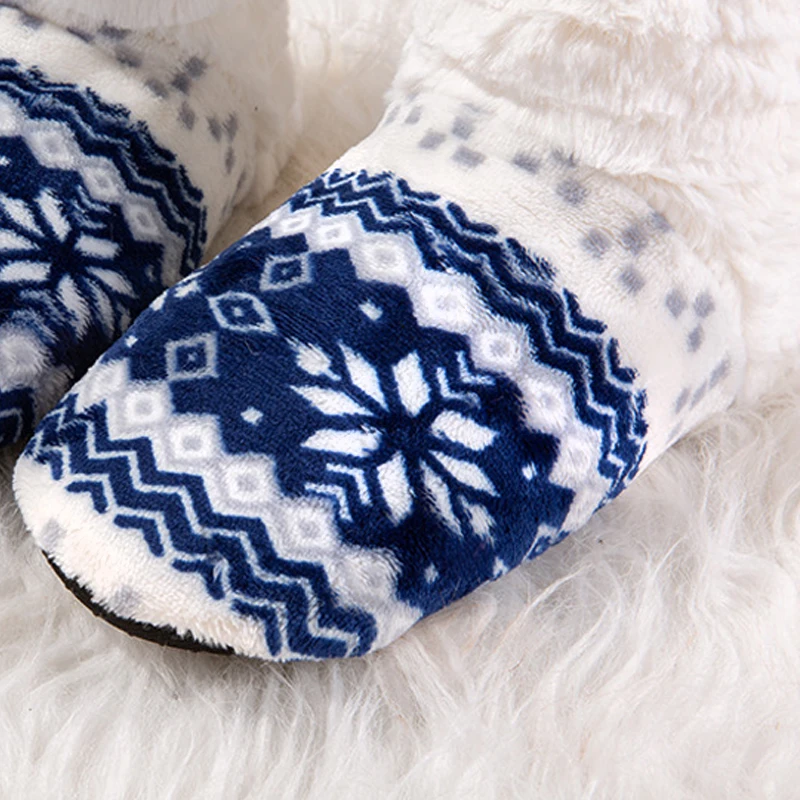 Зимние тапочки Женские теплые бархатные плюшевые с мехом Нескользящие мягкие