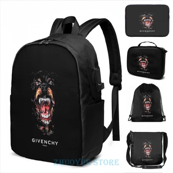 

Funny Graphic print lawsuit USB Charge Backpack men School bags Women bag Travel laptop bag