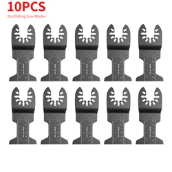 10pcs / Set Multi-function Saw Blade Accessories Oscillating Multitool Saw Blades for Power Renovator Wood Cutting Tool Bits
