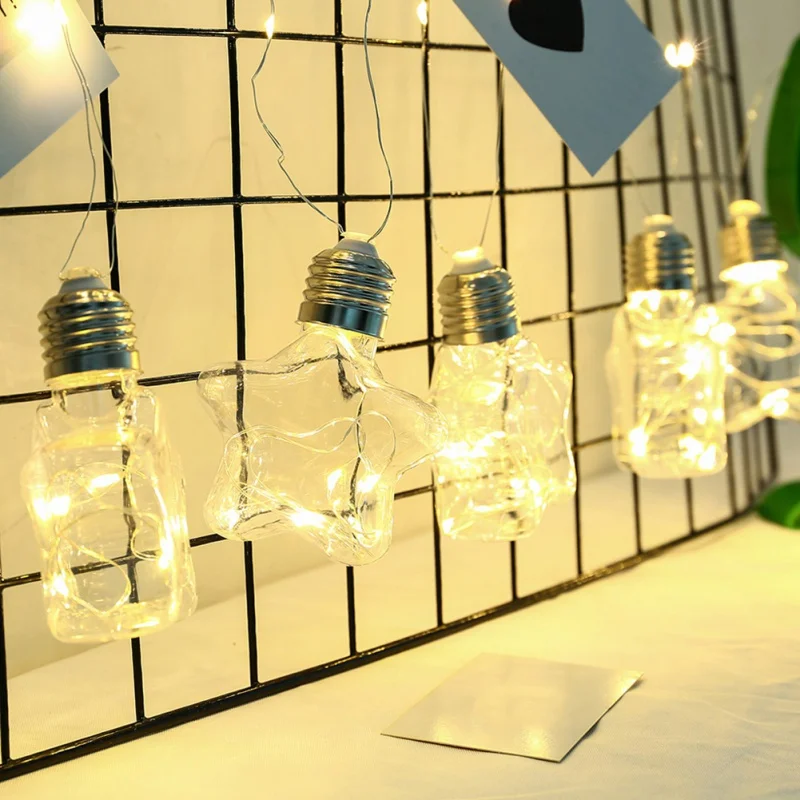100LED медная проволочная гирлянда в форме сердца декоративная светящаяся гирлянда для домашнего свадебного украшения вечерние лампы