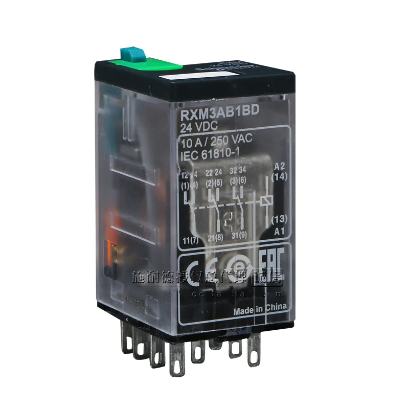 rxm reles miniatura sem led rxm3ab1jd rxm3ab1bd rxm3ab1ed rxm3ab1fd 3co 10a 01