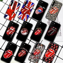 Rolling Stones Rock Band Phone Case For Huawei P Mate 10 20 30 40 Pro Lite Smart 2019 2021 black Funda Luxury Waterproof Fashion