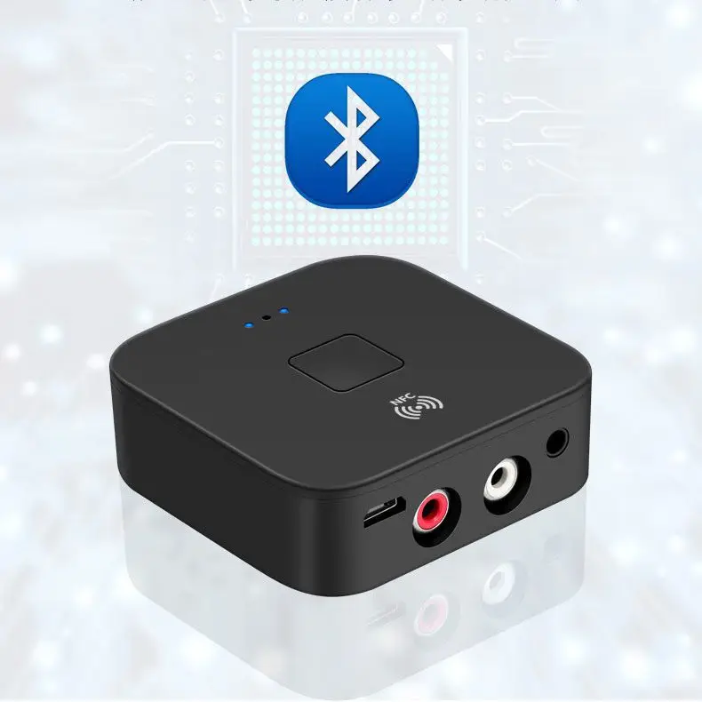 1 шт. B11 NFC Bluetooth 5,0 музыкальный приемник беспроводной аудио громкой адаптер вызова для автомобиля