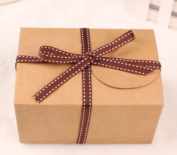 

30pcs 15x10.5x8.5cm Kraft Paper Cake Chocolate Muffin Cookie Box Gift Packaging cardboard box large gift packaging paper box