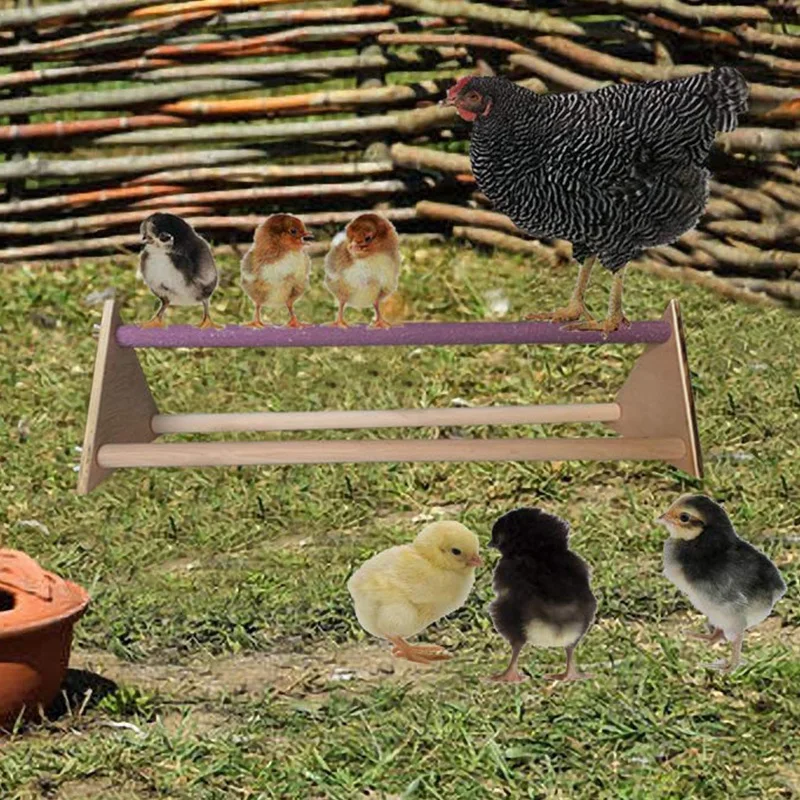 Курица окунь курица деревянная подставка игрушка для кур ручной работы качели