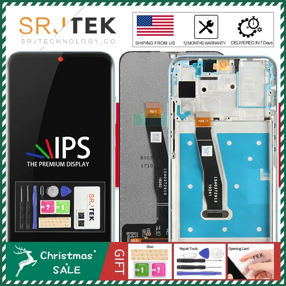 SRJTEK для huawei P Smart ЖК Сенсорная стеклянная панель для huawei P Smart дисплей ЖК рамка для P Smart замена экрана