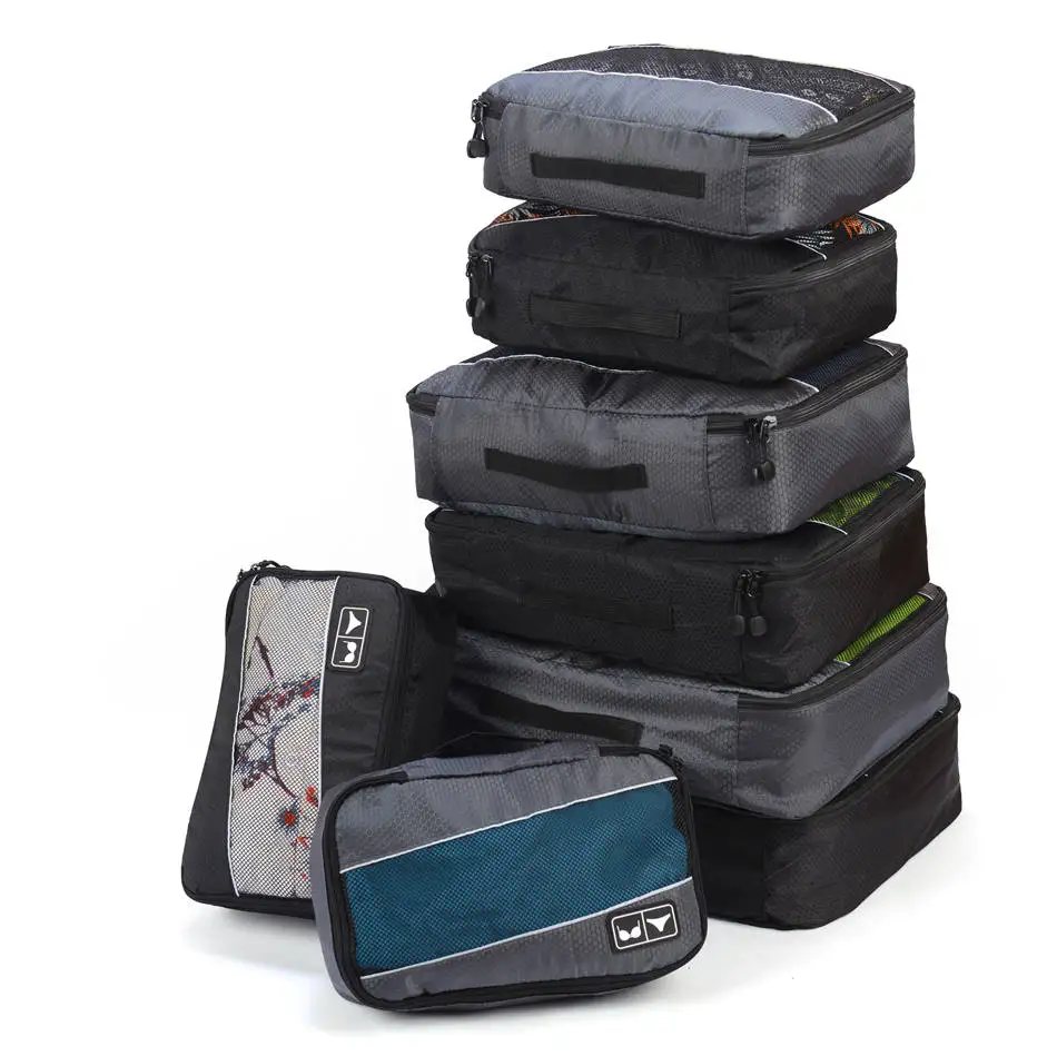 Soperwillton новая дышащая упаковка кубиков мешочек для багажа путешествия вещевой нейлоновая сумка для хранения мужчин и женщин чемодан Одежда Органайзер