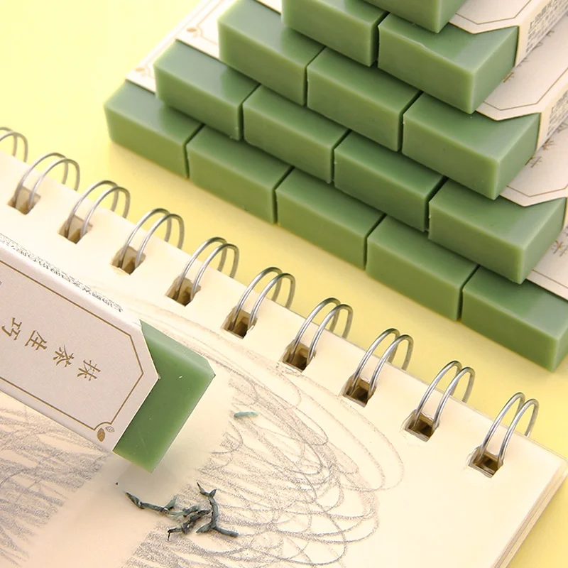 1PC Chenguang AXPN0751 Matcha Makes Perfect 4B Eraser Matcha Makes Green Like Skin Eraser Office Stationery Tools 2
