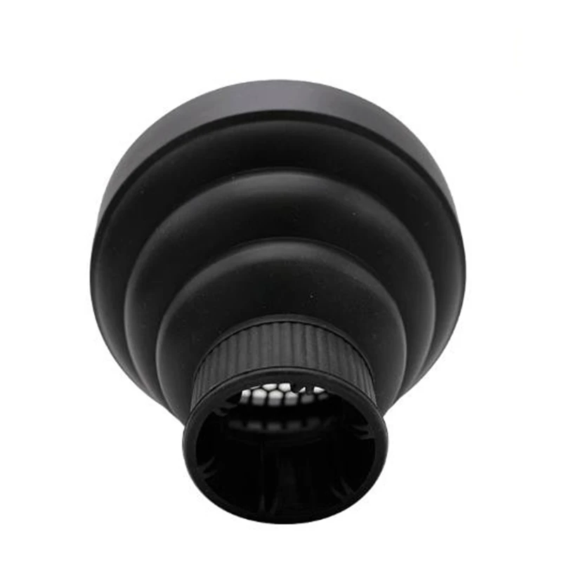 black Фен Диффузор HAICAR 1 шт. Универсальный воздуходувка Парикмахерская кудрявый складной Диффузор крышка аксессуар для укладки - Цвет: black