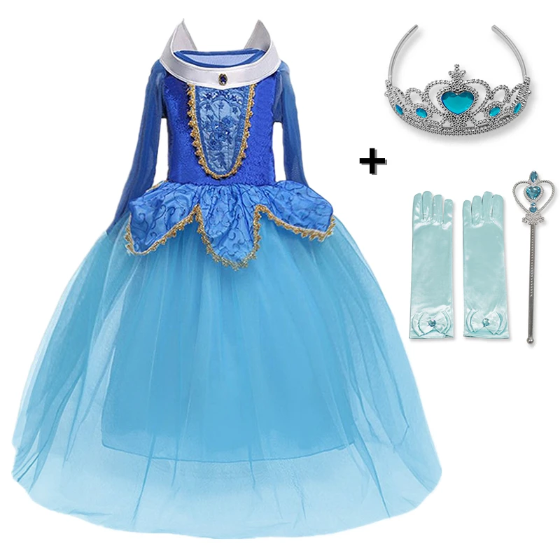 Нарядное красивое платье для костюмированной вечеринки девочек Детские платья