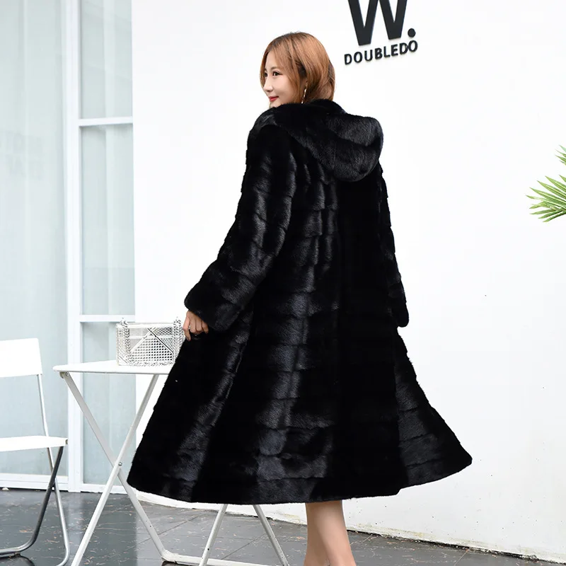 

winter 2020 woman Luxury Long Customize Plus Size Factory Real Price Genuine Rabbit Real Fur Coat Women Fur Jacket New Winter