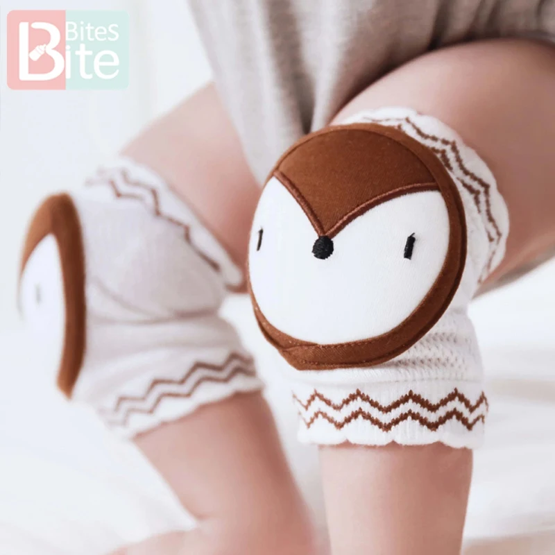 Owl Детские наколенники для ползания, налокотники, хлопковые гетры, сетчатые дышащие наколенники, поддержка Neecap, детские товары, подарки для медсестры, локоть, игрушки - Цвет: Owl