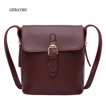 

New Women Diagonal Bag Fashion High Quality Female Shoulder Bag Youth Pu Leather Simple Solid Color Bags Waterproof Red