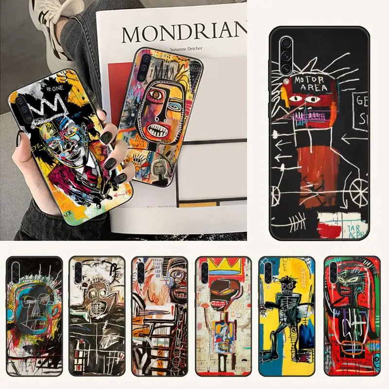 Чехол для телефона с изображением граффити Джинса Мишеля Basquiat Samsung galaxy A S note 10 12 20