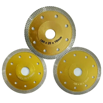

105/115/125mm Super Thin Diamond Saw Blade For Porcelain Tile Ceramic Dry Cutting Aggressive Disc Marble Granite Stone Saw Blade