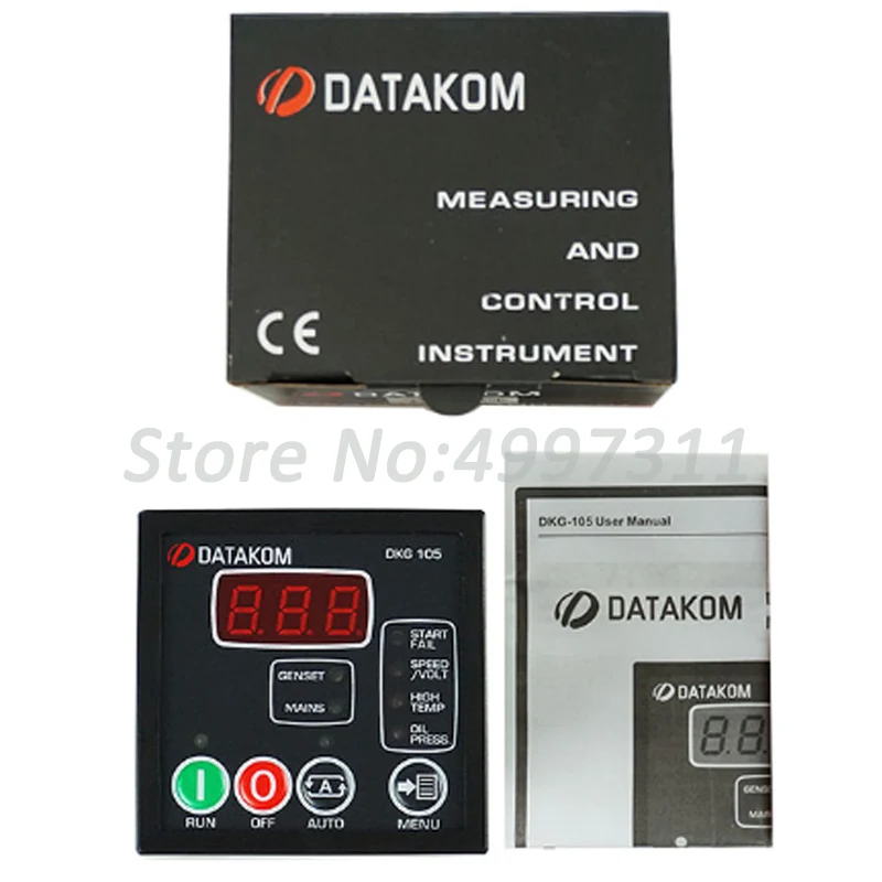 Китайская копия DKG105 руководство и блок дистанционного запуска/Datakom/datakon панель контроллера генератора DKG105 Сделано в Китае