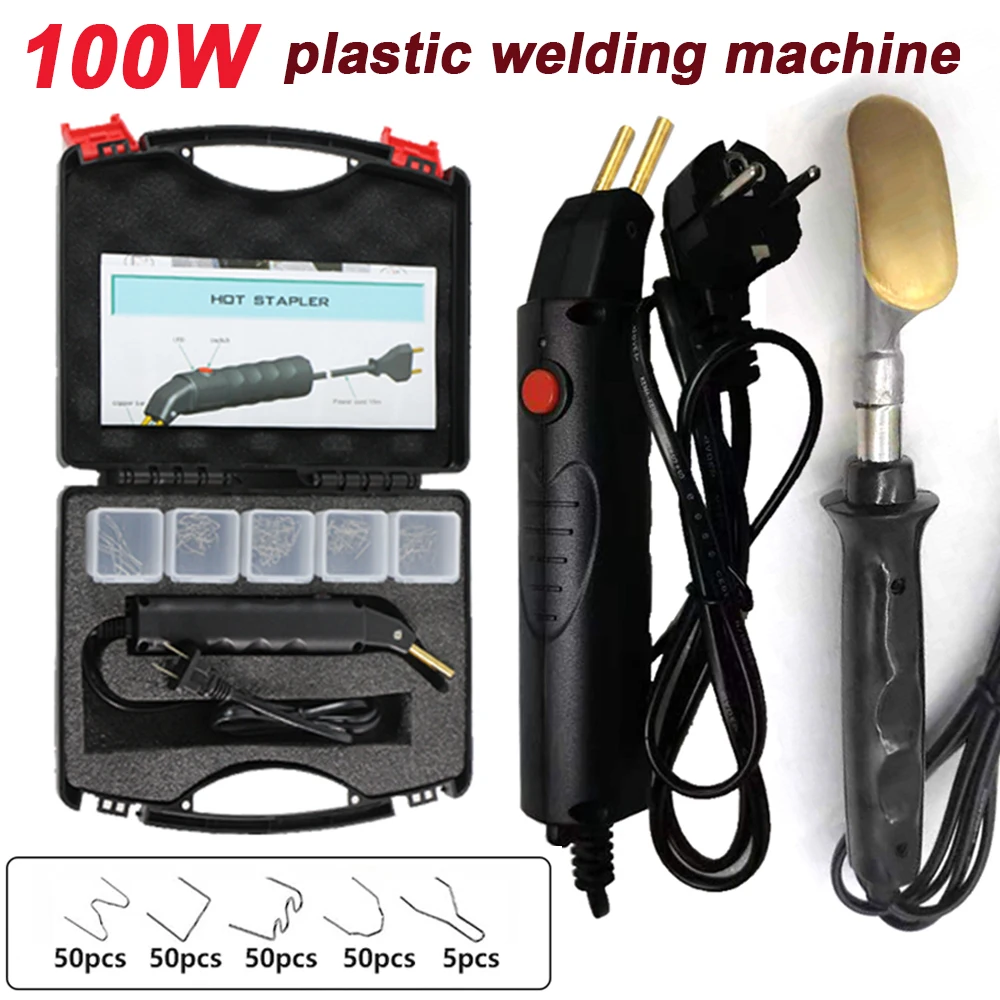 Plastic Repair Gun Car Bumper Welding Kit Hand-held Machine Sliding Iron Hot Stapler | Инструменты