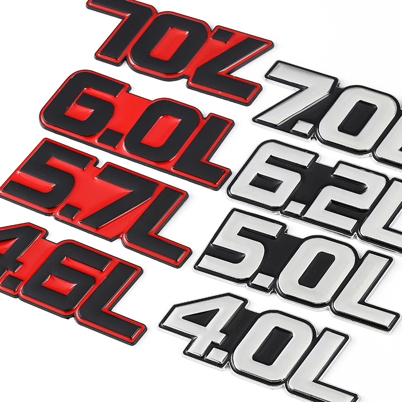 S Line Emblem 3D Aufkleber Auto Tuning, 8 Körper S Line Emblem Car Sticker  und 4