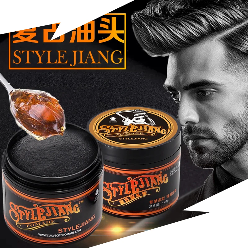 

Ancient Hair Cream Product Hair Pomade For Styling Salon Hair Holder In Suavecito Skull Strong Hair Modelling Mud no original