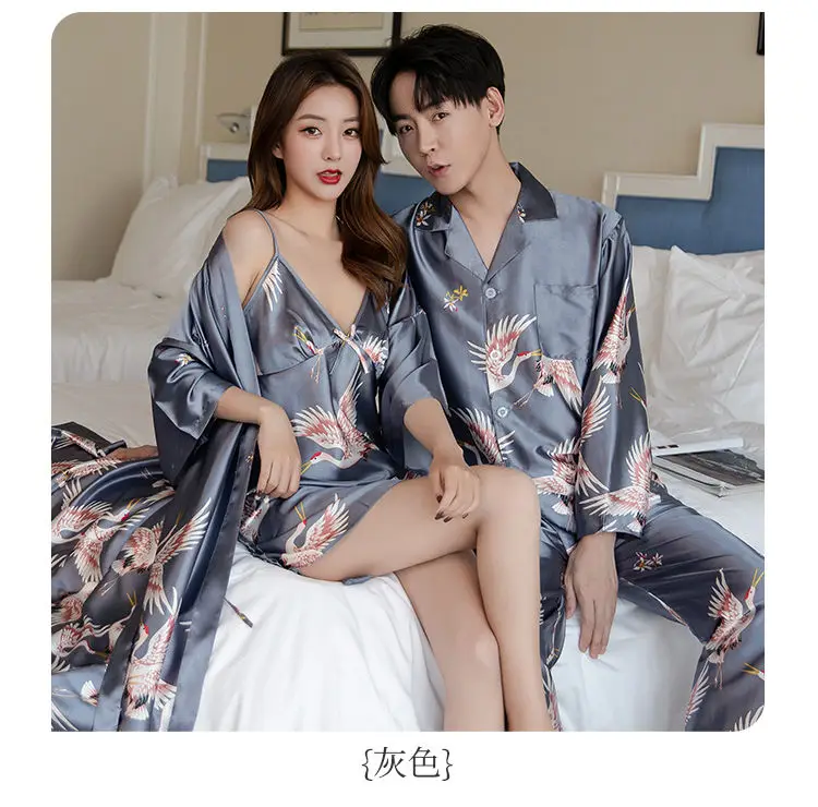 cotton pjs Men Male Comfortable Pyjamas Plus Size XXXL 4XL Long Sleeve Casual Home Wear Autumn Silk Boy Pajama Sets Leisure Sleepwear Set mens pjs