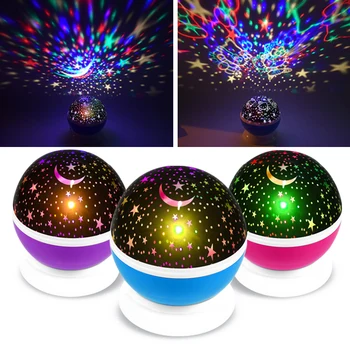 

Projection Lamp Gifts DC 5V Night Light Holiday Lighting Multi Patterns Fantasy Wedding Decor USB Pink/Blue/Purple
