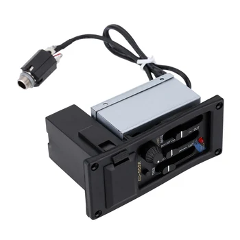 

3-Band Acoustic Guitar Tone and Volume Amplifier EQ Equalizer Preamp Piezo Pickup Tuner