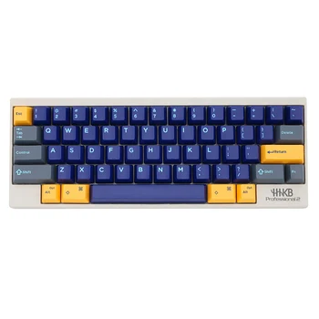 

66 keys Keycaps For Domikey Hhkb Topre Clones Static Capacitance Keyboard Replace Keycaps DIY ABS Doubleshot Keycaps Blue Yellow