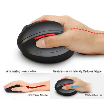 

Rechargeable Wireless Mouse Ergonomic Design Optical Mice Laptop Game Player AS99