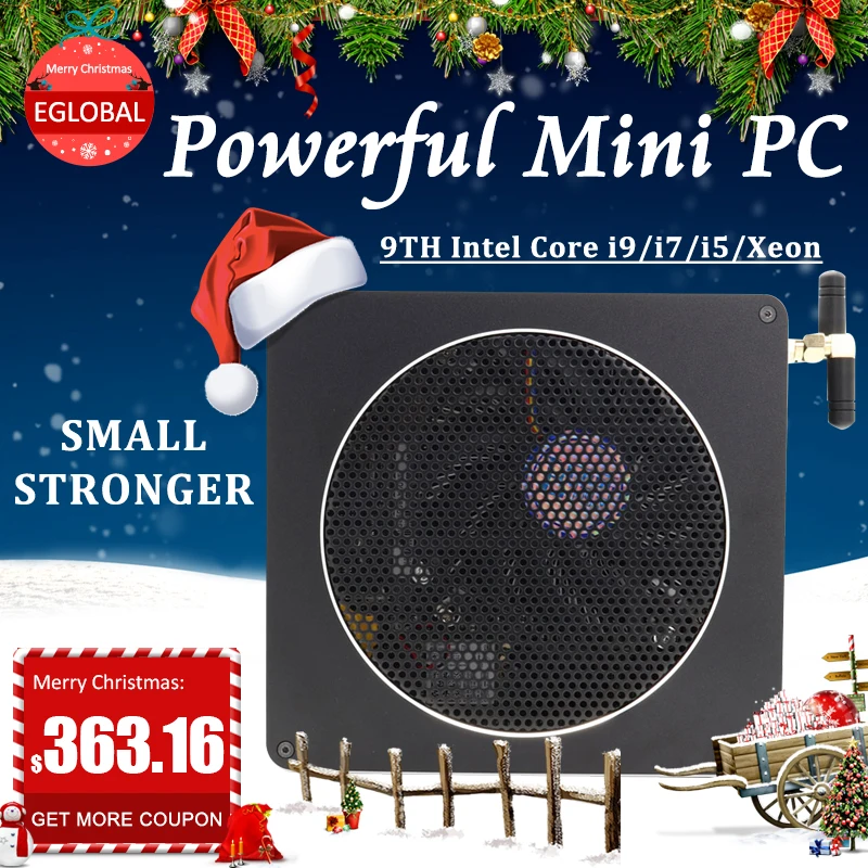 

Intel core I9-9880H 8core 16Threads Mini Gaming PC 64GB DDR4 Windows 10 pro 9th I5/I7/XEON Gaming desktop computer M.2 NVME SSD
