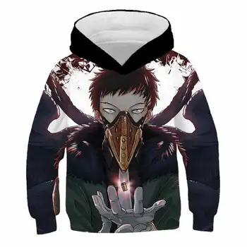 

Hot anime hero academy 3D printed hoodie trend casual shirt boys and girls pullover uniform hoodie hero academy wind street mens