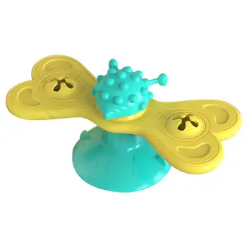 

Improve IQ Catnip Ball Kitten Massage Scratching Tickle Windmill Cat Toy Pet Supplies Teasing Interactive Suction Cup Turntable