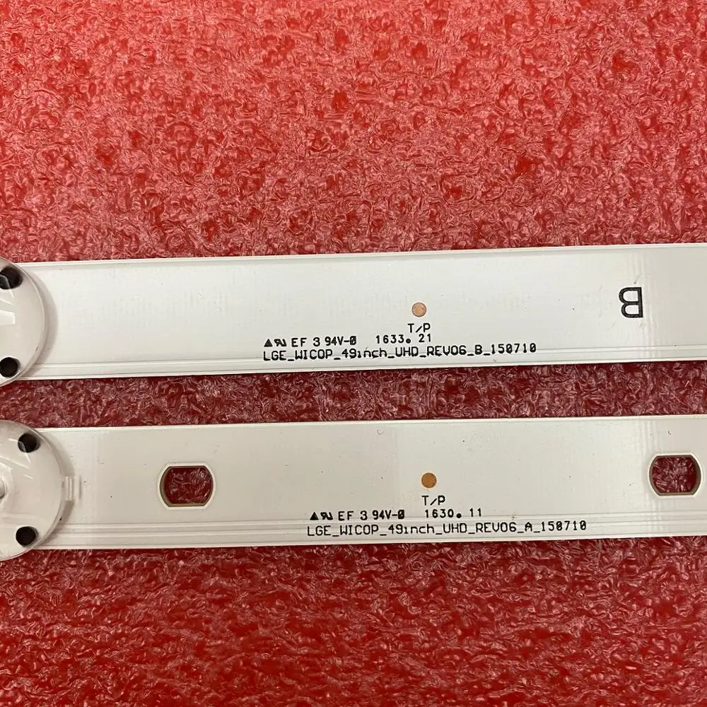 Новинка 5 комплектов = 40 шт. светодиодный фонарь для LG 49UF640 49UH610A 49UF640V 49LF510V NC490DUE SADP2