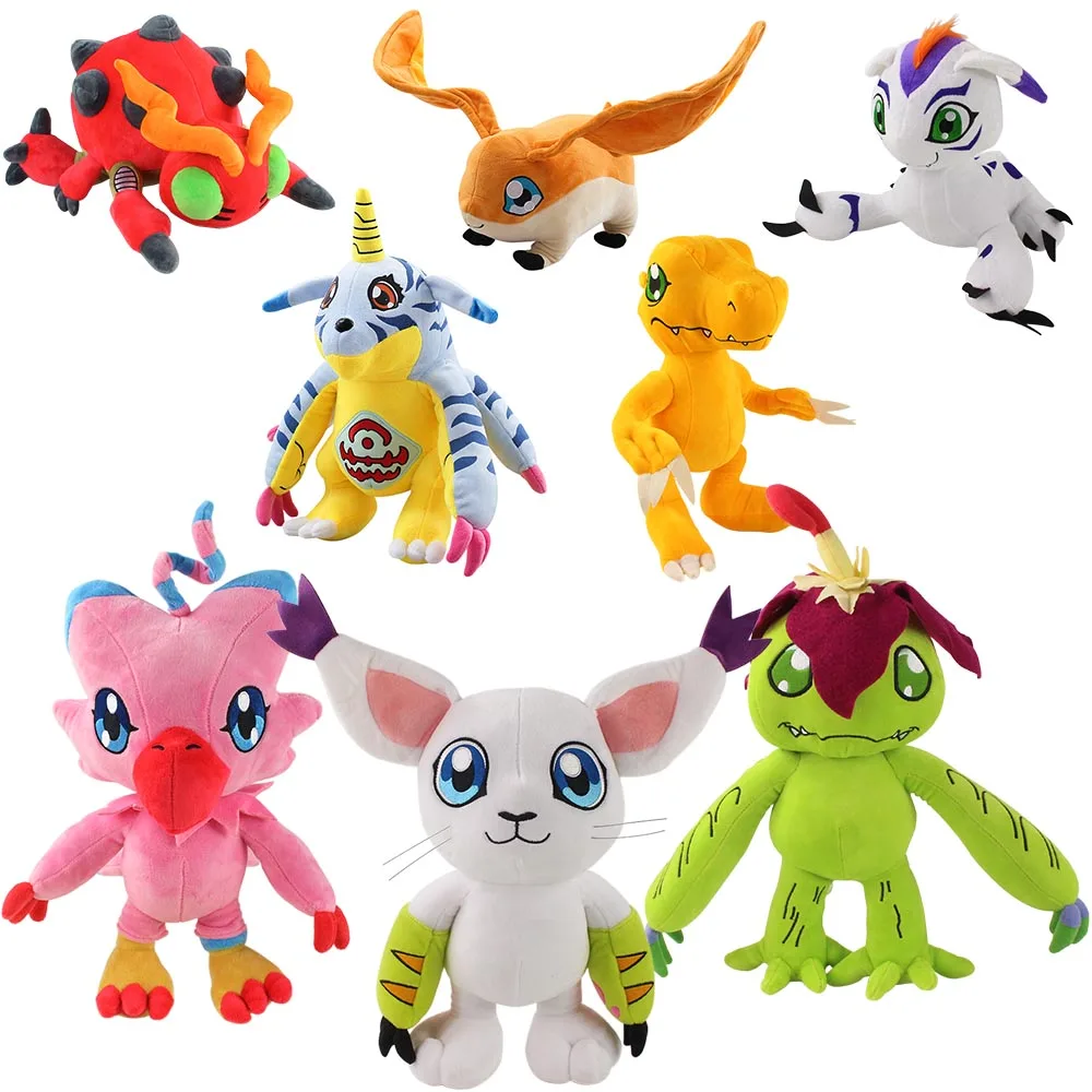 33 см Digimon Приключения агумон габумон пийомон тентомон палмон гомамон хвост