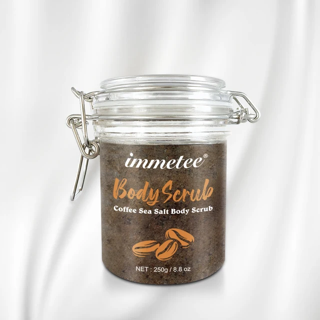 Arabica Coffee Body Scrub Bath Salt Natural Coconut Oil Body Scrub Exfoliating Whitening Moisture Reducing Cellulite DROP SHIP 5