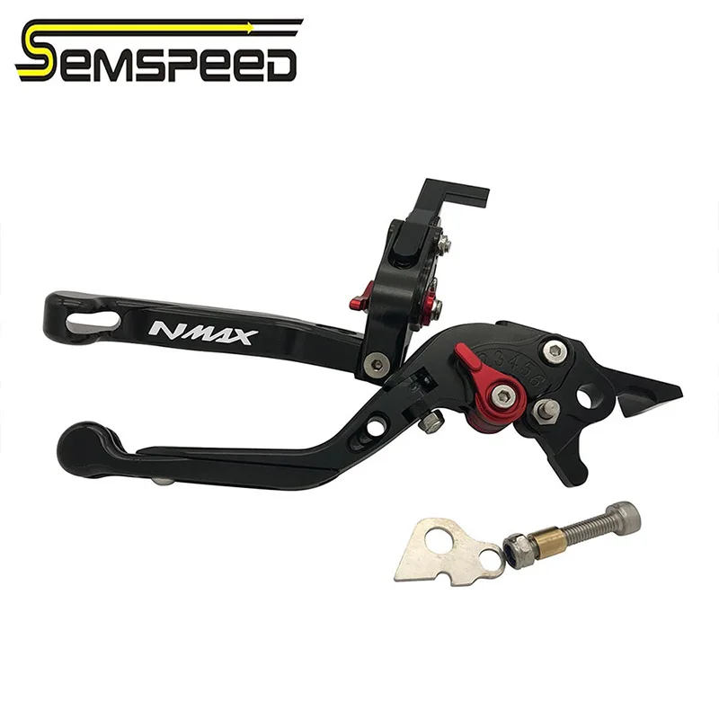 Складной Выдвижная Сцепления-тормозные рычаги с логотипом NMAX для Yamaha N-MAX 155 150 125