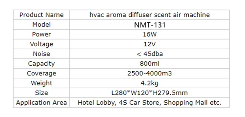NMT-131 800 мл арома-Диффузор машина большой ароматный эфирный масляный диффузор с ЖК-дисплеем для торговых центров гостиниц