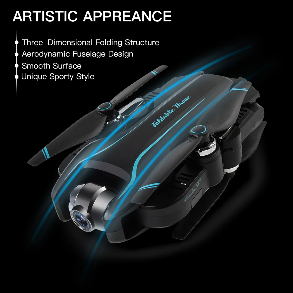 S17 RC Drone 4k с двойной камерой оптический поток HD один ключ Возврат Регулируемый угол камера Вертолет игрушечные Квадрокоптеры новое поступление