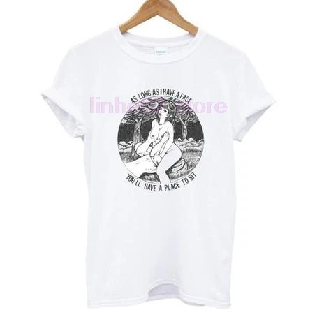 

You Have Place to Sit Funny T Shirt Fun Design Custom Print Short Sleeve T-Shirt