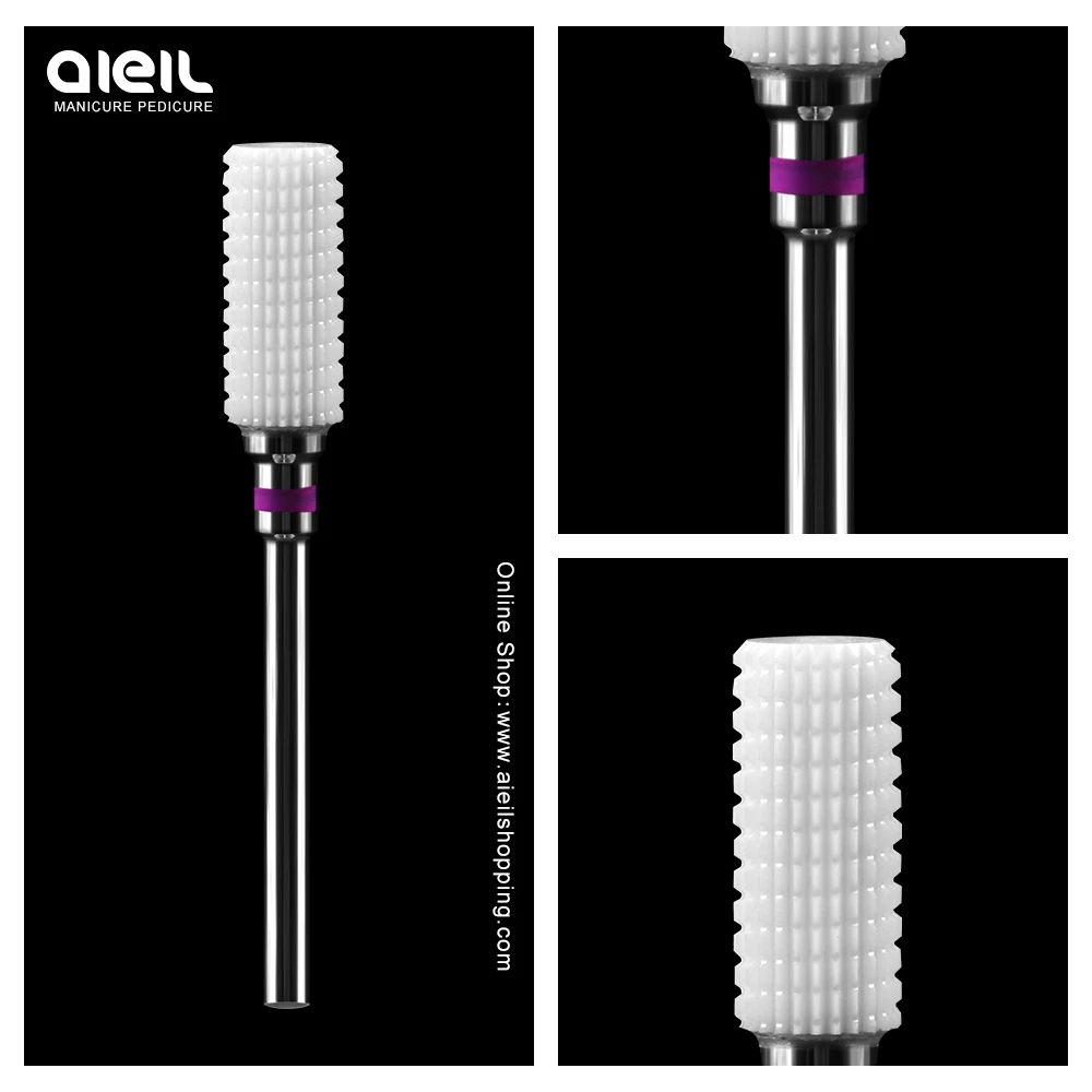

Ceramic Nail Drill Bit Manicure Machine Accessory Ceramic Milling Cutter for Manicure